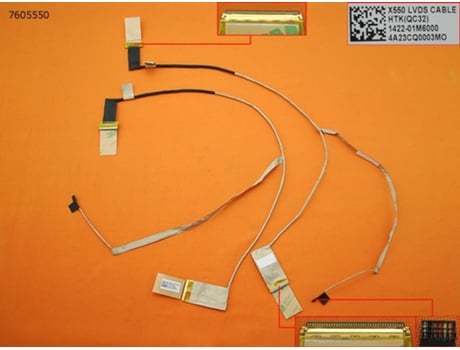 Cabo Flat Lcd Asus A550 X550 D551 R510 1422-01M6000 no Touch Screen 40 Pin