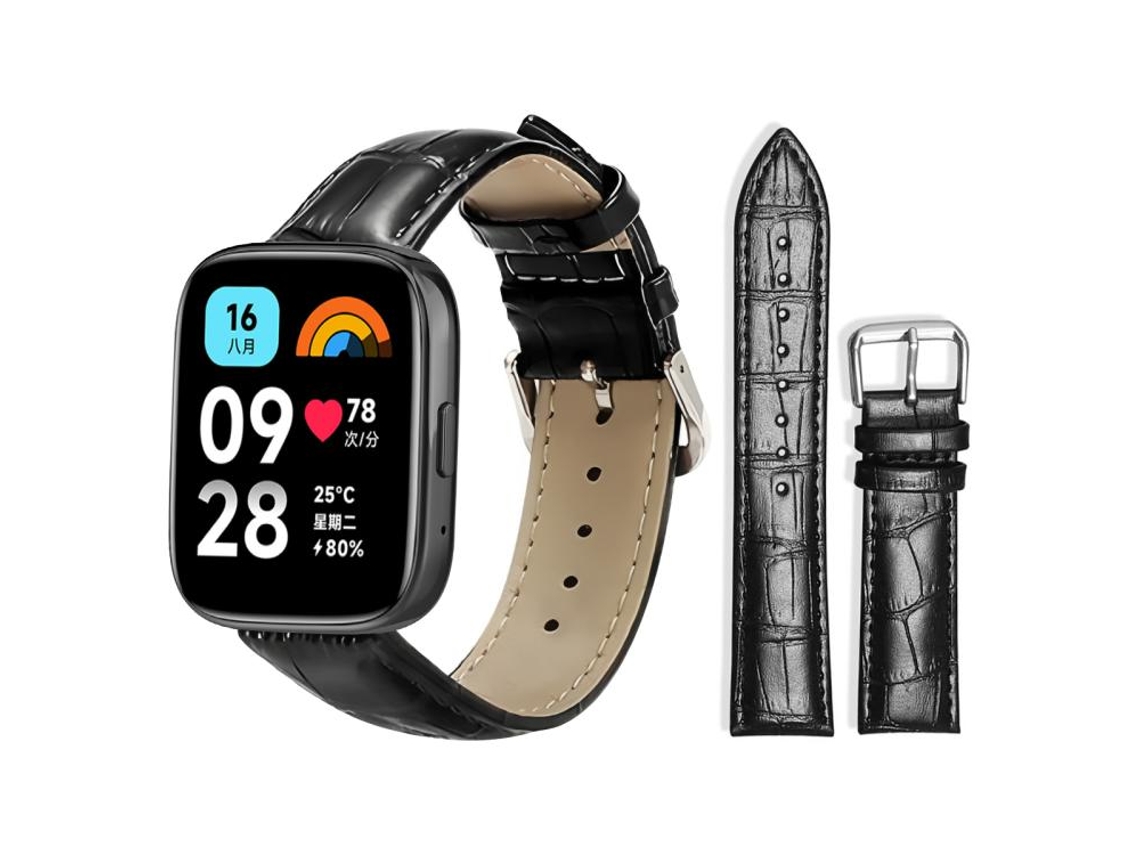 Bracelete para Xiaomi Smart Band 10/9/8 XIAOMOYU em silicone magnético com três esferas em formato de D cor chocolate