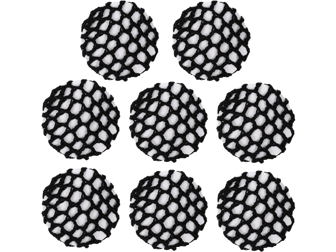 Conjunto De 8 Pretas De Cabelo Femininas, Reutilizáveis, Em Malha Elástica Para Coque.