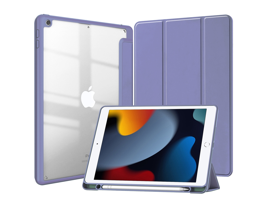 Capa PANOONA iPad Pro M5/m4 2025/2024 transparente roxo escuro (11 polegadas)