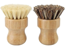 Conjunto de 2 Escovas para Limpeza de Panelas AQUAFORGE