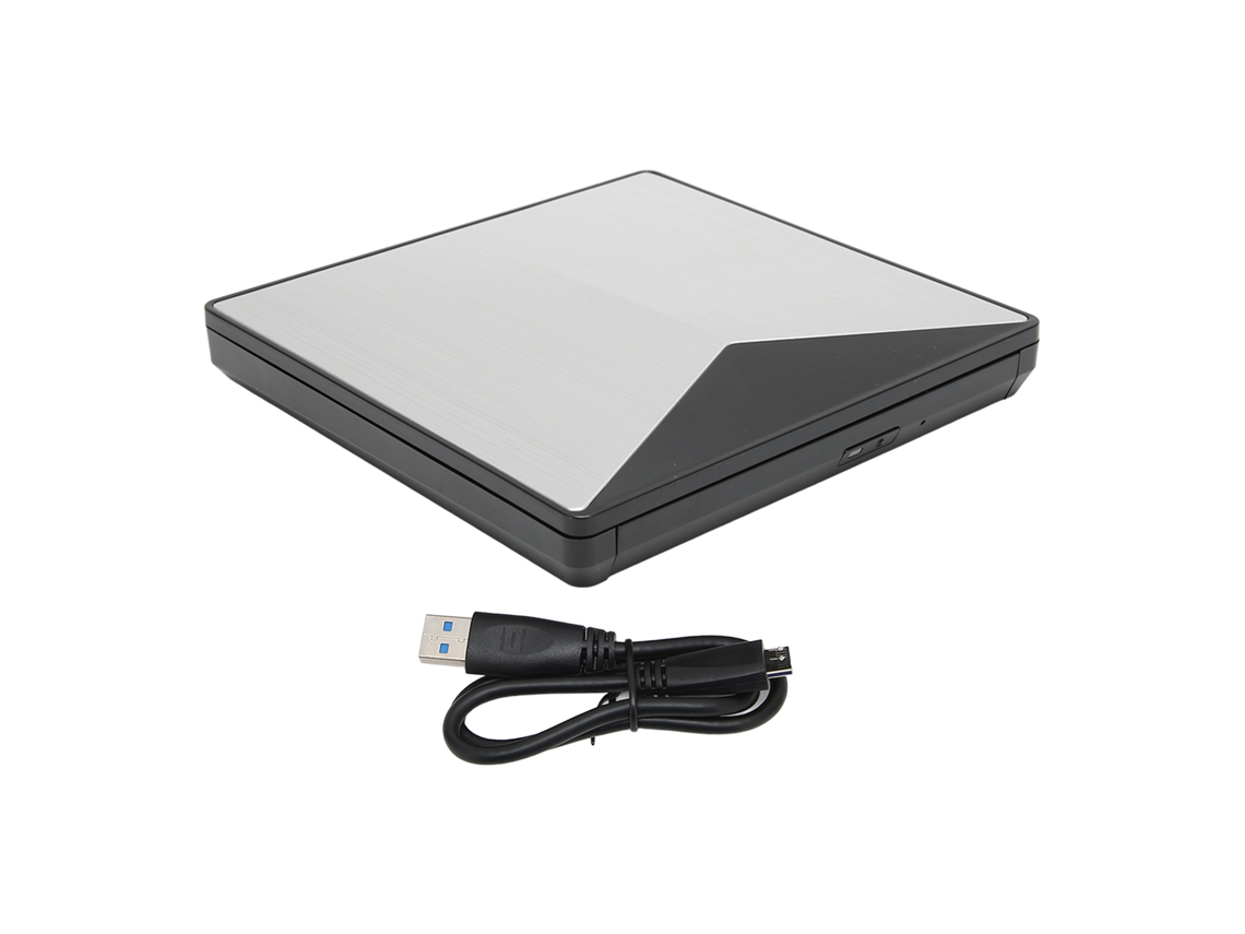 2026zentro-unidade De Dvd Externo Usb3.0 Gravador De Cd Dvd Transmissão Rápida Plug And Play Portátil Para Laptop Desktop Pc