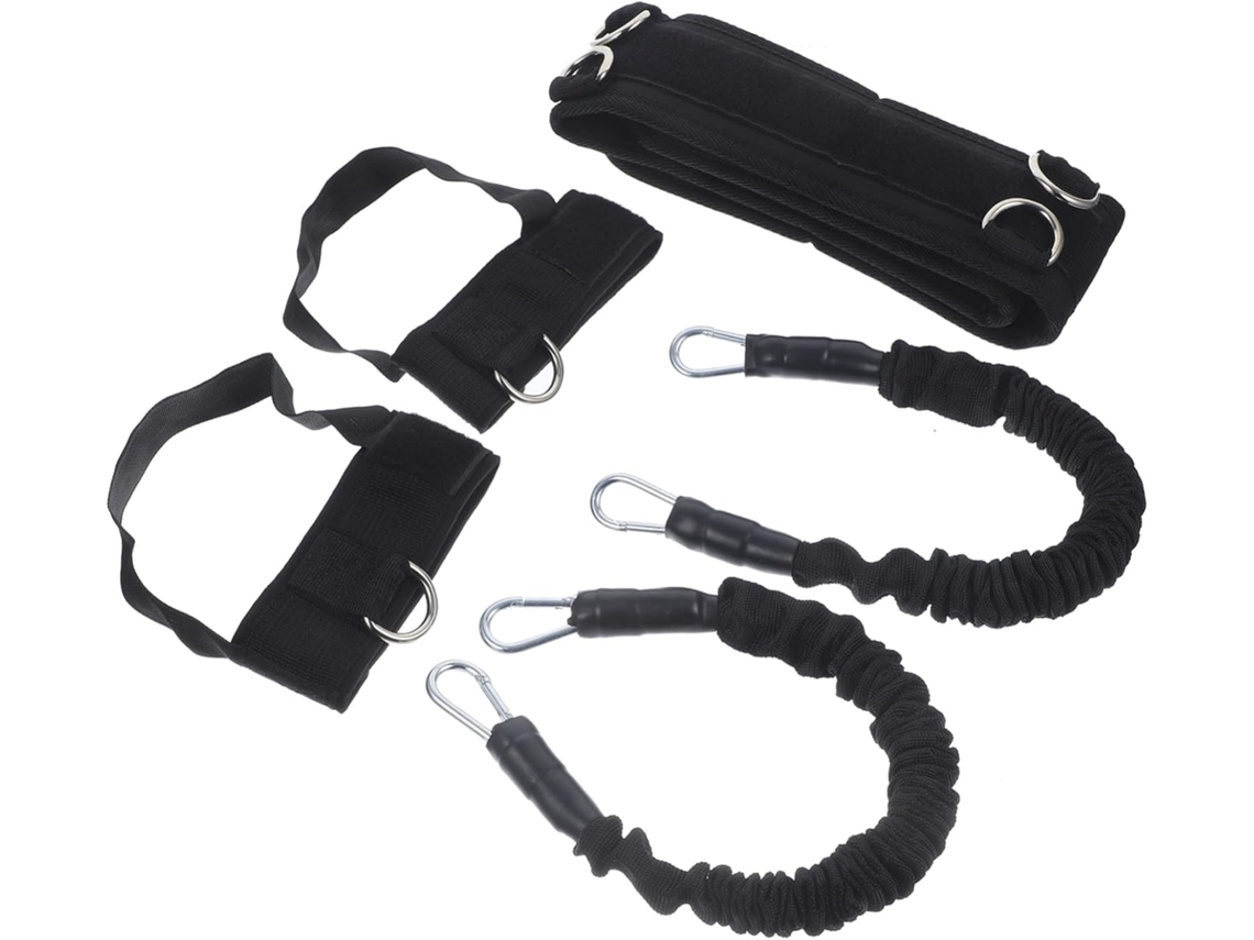 Conjunto De Faixas Elásticas Resistência Gatuida Para Treinamento Salto No Basquete 18kg, 2-tubos Látex Leves