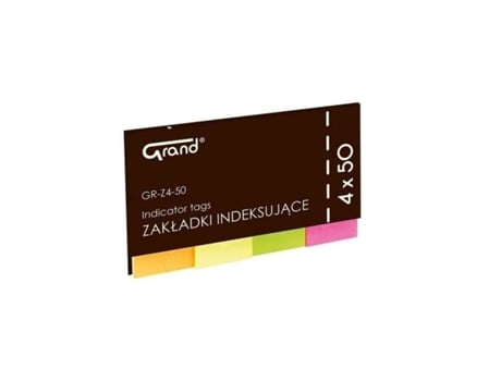 Marcador De Bandeiras Indexado Gr Z4 50 Grand