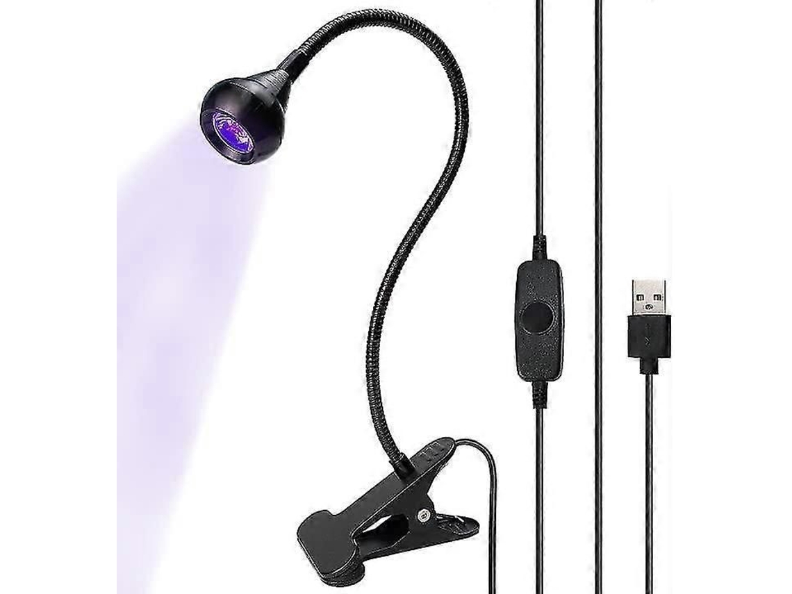 Uv Lamp Nail Gel American Pose Ultraviolet Treatment Light 3w Usb Led Clip on Dryer Glue Curing For GOKOCO