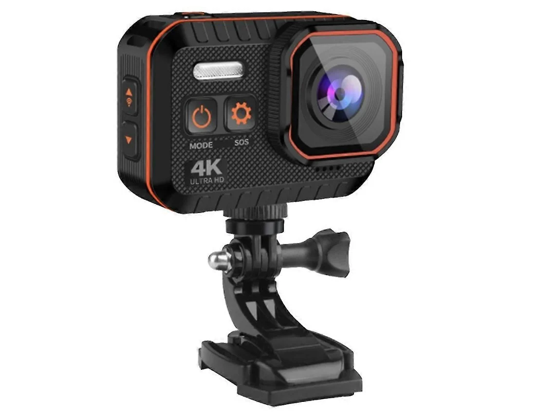 Câmera Subaquática Hd 4k Com Controle Remoto E Capacete À Prova Dágua