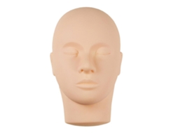 Cabeça para Treino de Maquilhagem, Nail Art e Pestanas Plana em Silicone Macio Cosmetologia, Multifunções, Moderno, Doméstico STELASPLEN