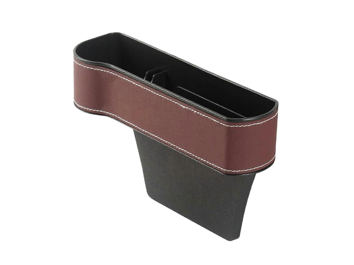 Organizador para o Espaço Entre os Bancos do Carro Couro Sintético e Proteção Rfid para Celular e Óculos de Sol NOSTALGIA88