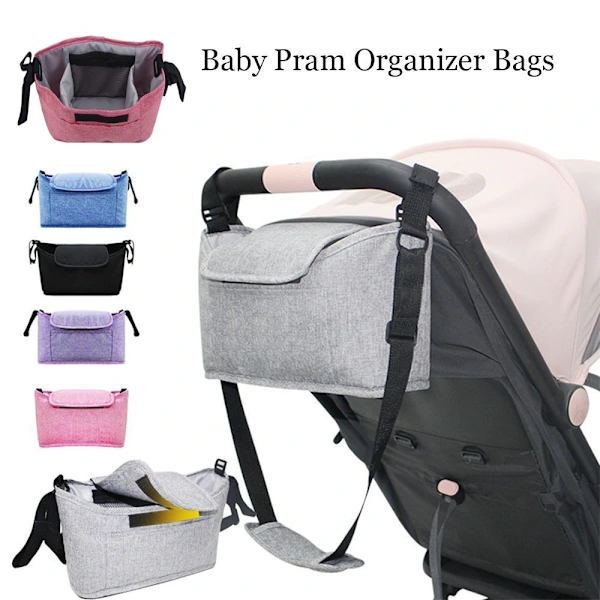Bolsa Organizadora de Fraldas para Carrinho de Bebê AQUAFORGE
