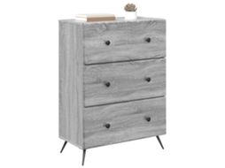 Gabinete de Gavetas Sonoma Cinzento 66 X 34,5 X 90 Cm MAISON EXCLUSIVE
