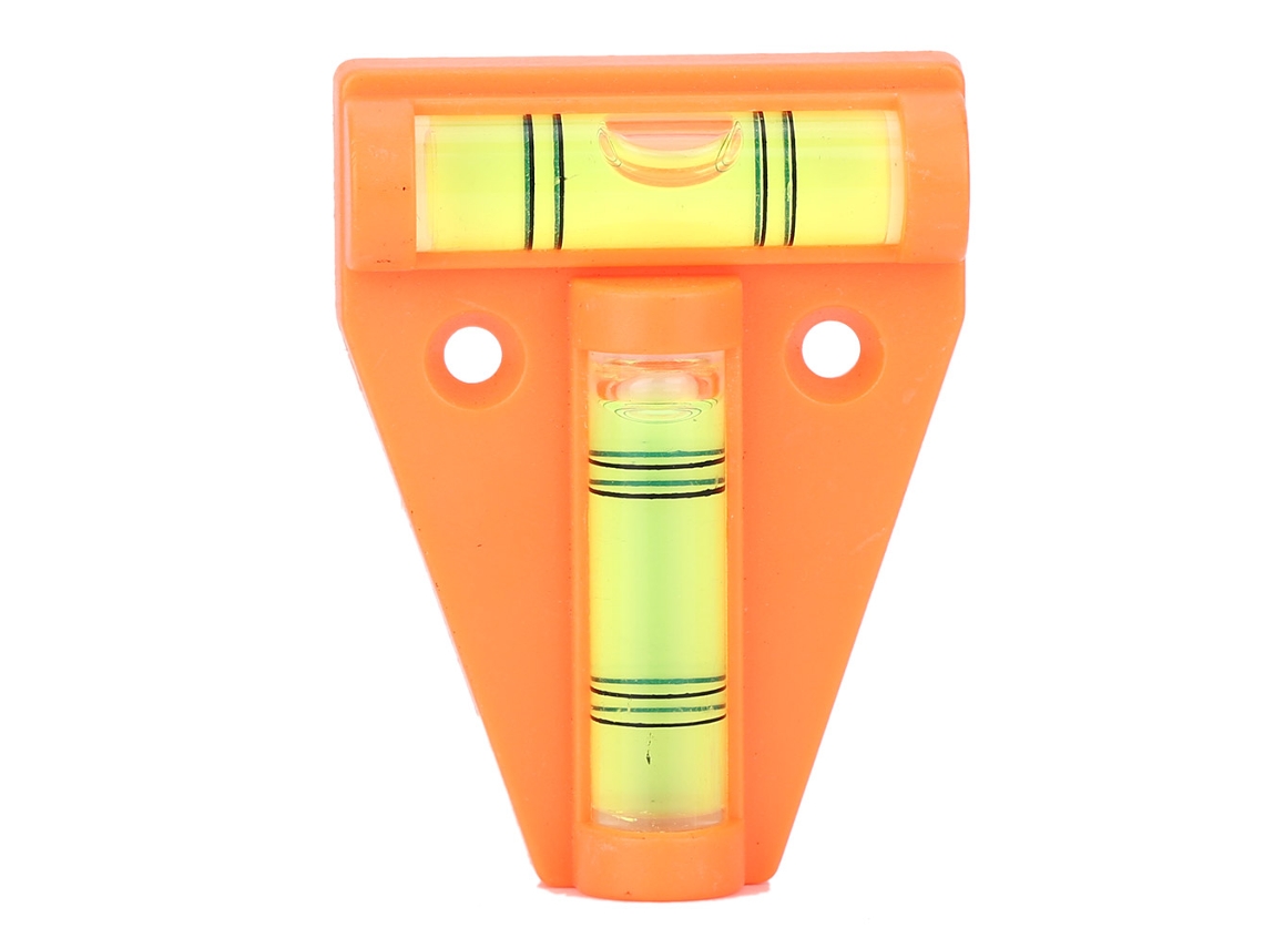 Nível De Bolha Em Forma De T Com Buraco De Instalação Ferramenta De Medição Para Câmara Laranja