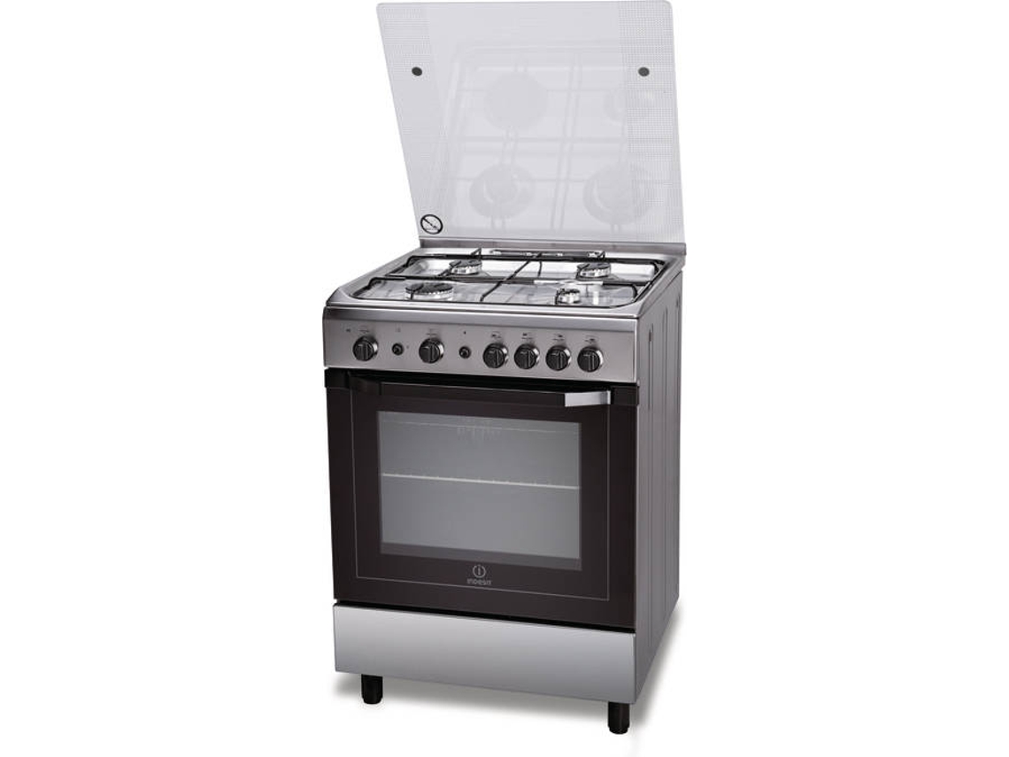 Fogão INDESIT I6GG1F X (Outlet Grade A - 62 L - Gás Natural - Inox)