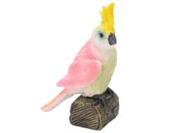 Mali estátua de Papagaio Simulada Lifelike Modelo Educacional Decoração Brinquedo Plástico