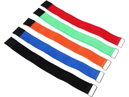 Conjunto De 5 Faixas Elásticas Coloridas Para Corrida, Ideais Adultos, Jogos Revezamento Ao Ar Livre