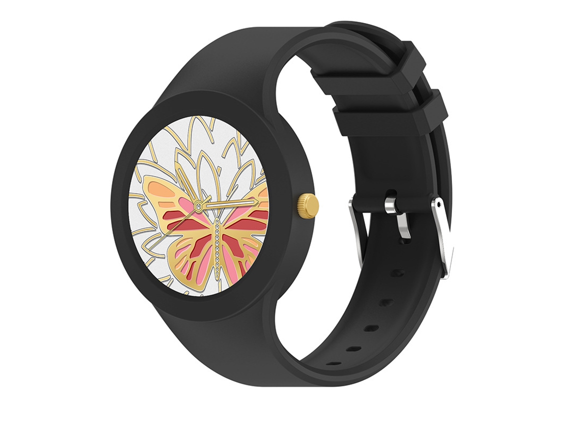 Smart Watch Zl92 Chamada Bluetooth Frequência Cardíaca e Pressão Arterial Lanterna Musical Preto GODTVAGT