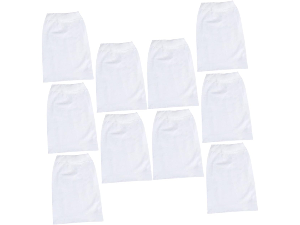 Kit de 10 Meias Filtrantes Inoomp, em Tecido de Malha, para Skimmers de Piscina, Oferecendo Proteção Contra Óleo, CHABERLU