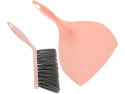 Conjunto De Mini Pá E Vassoura Para Mesa, Rosa