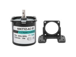Motor Síncrono Ca 14w Xd60ktyz 110rpm 110v Imã Permanente Alta Torção Eixo Central Controle 2 Vias