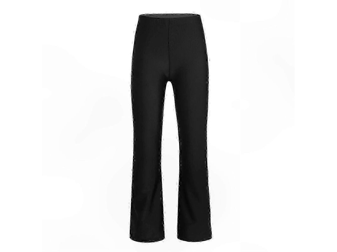 2026 calcinha Esticada Casual Longa para Dança e Prática de Jazz Menina Calça Preta Slim Fit