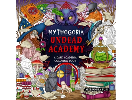 Livro Mythogoria Undead Academy de Alessandra Fusi (Inglês)