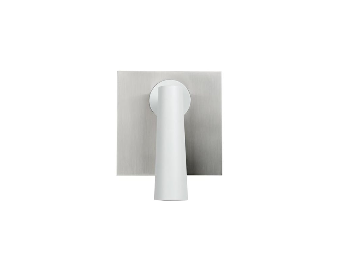 Ledsc4 Gamma - Aplique 105x190x130mm, Alumínio, Cor Prata, Led 3.1w, 2700k, 137lm