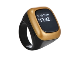Ferramenta De Contagem Digital De 18mm Com Tela Oled Alertas Vibratórios Dispositivo De Contagem Conveniente Abs Para Atletas Idosos Claret