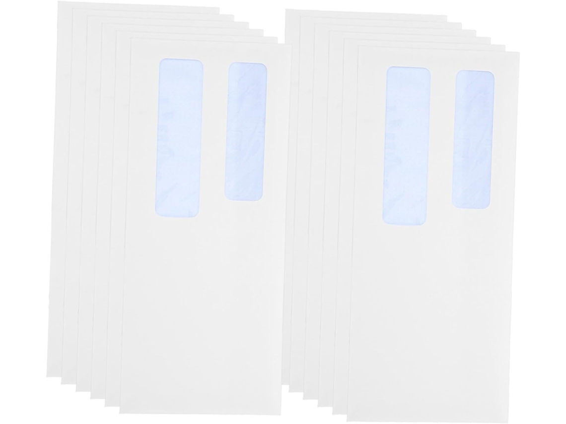 Envelopes De Segurança Autoadesivos Din Com Janela Dupla
