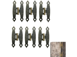 Dobradiça Antiga Em Bronze Em Formato De H, 65x34mm, Em Cobre, Para Gaveta, Para Uso Doméstico