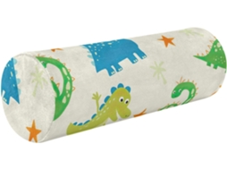 Almofada Decorativa para o Pescoço Capa Redonda Fácil de Limpar