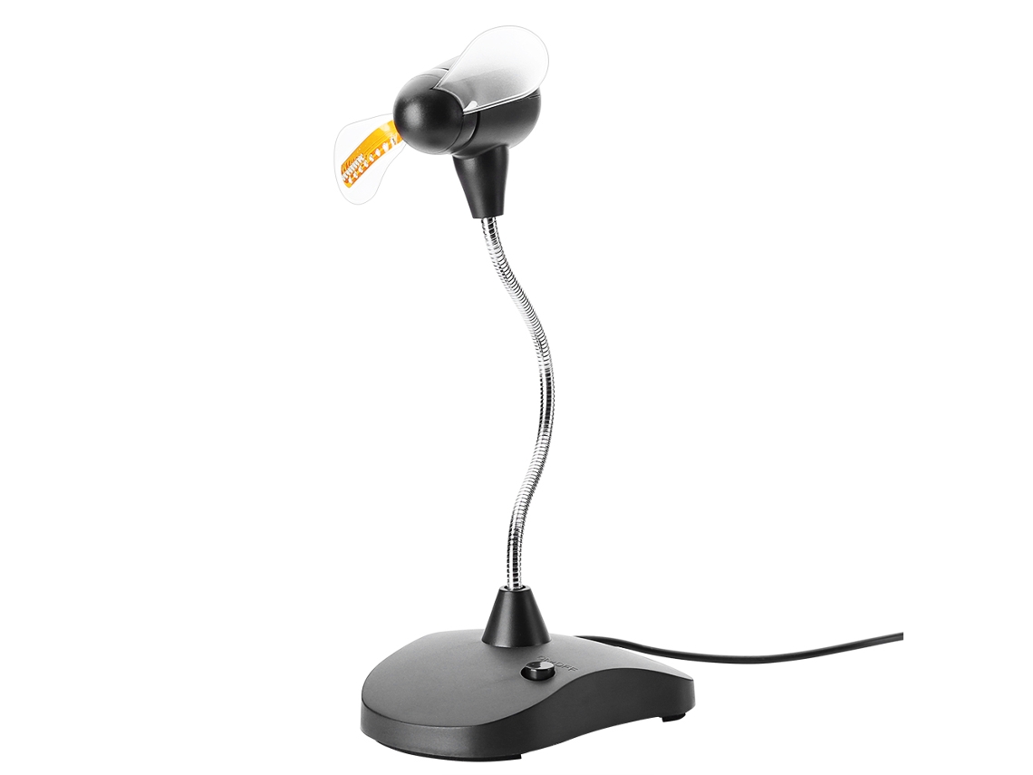 Ventilador Usb LAXISCREED com Relógio Led