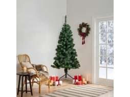 Vidaxl Árvore De Natal Artificial De Canto 180 Cm Pvc Verde
