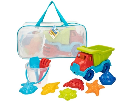 Pack brinquedos de praia  Camião com acessórios (30x16x20 cm - 18 meses)
