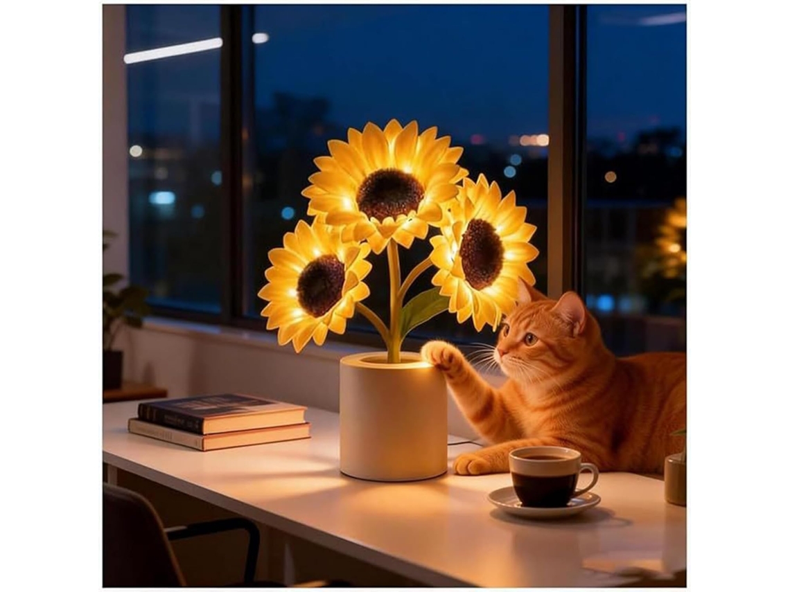 Luminária De Mesa Recarregável Com Brilho Ajustável E Porta Usb, Ideal Para Decoração De Casa E Como Presente