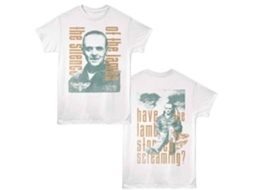Unisex Adult T-shirt Rockinstone Silence Of The Lambs Two Tone Front And Back Print Whitesizexxxl