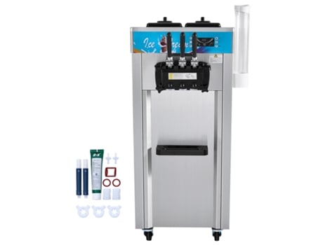 Máquina De Gelado Expresso Comercial Succebuy 21 31l/h Com 3 Sabores