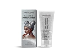 Gel Glitter Prata Decoração Beleza