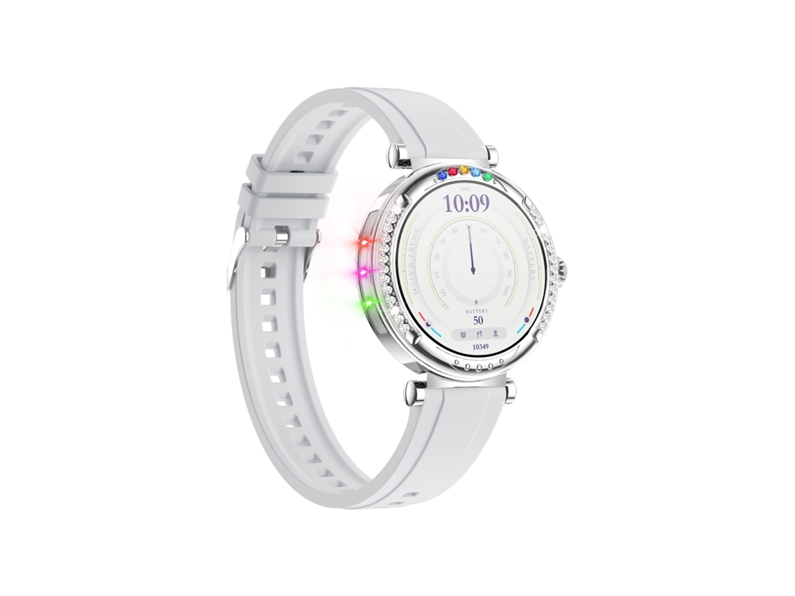 Smart Watch Cf33 1 27 Polegadas Ip67 À Prova de Água Mais de 100 Modos Desportivos Prata YEMAESRE