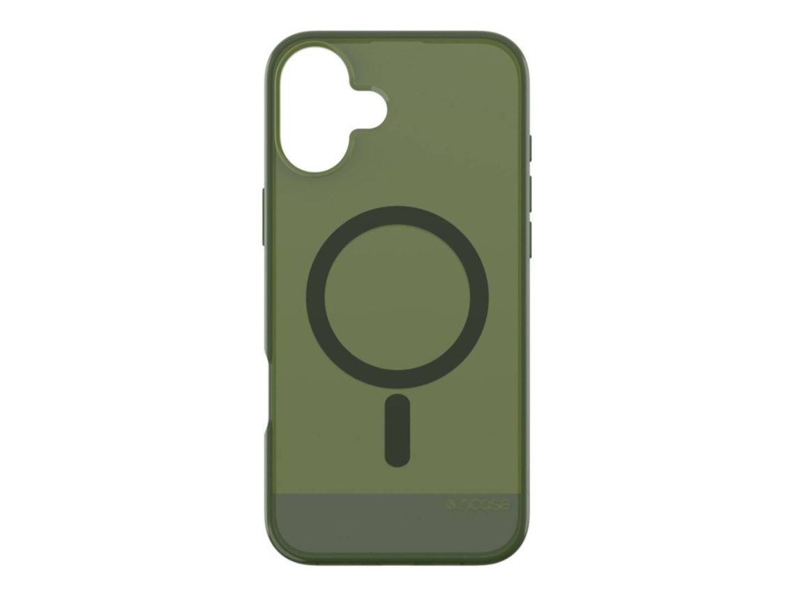Capa Traseira Magsafe Rigid Para Iphone 16 Plus Incase Acrílico Verde
