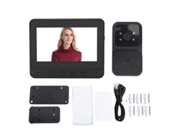 2026 sistema de Intercomunicação Sem Fio Wifi para Campainha de Vídeo 1080p com Monitor e Áudio Bidirecional