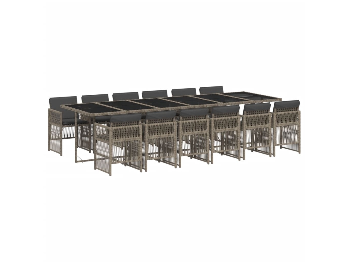 Garden Dining Set, Garden Dining Sets Vidaxl Cinzeto Rattan / Vime (n/a)
