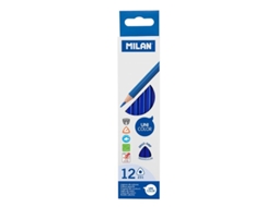 Lápis de Cor Triangulares MILAN Azul