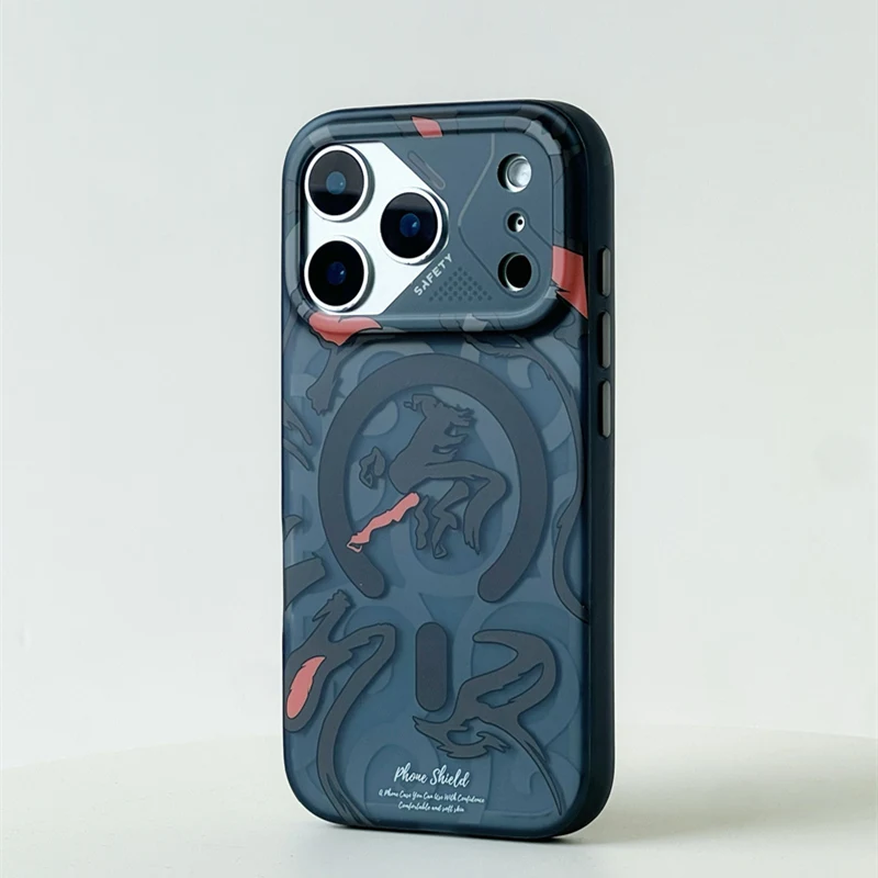 Capa Para Iphone 13 (preta), Acabamento Fosco, Compatível Com Carregamento Sem Fio, Material Pc.
