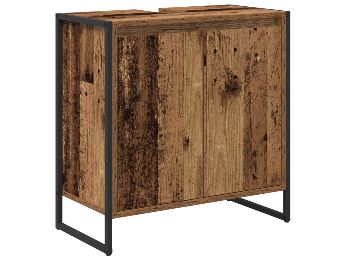 Banheiro Armário com Porta Madeira Antiga 60x30x60 cm MAISON EXCLUSIVE