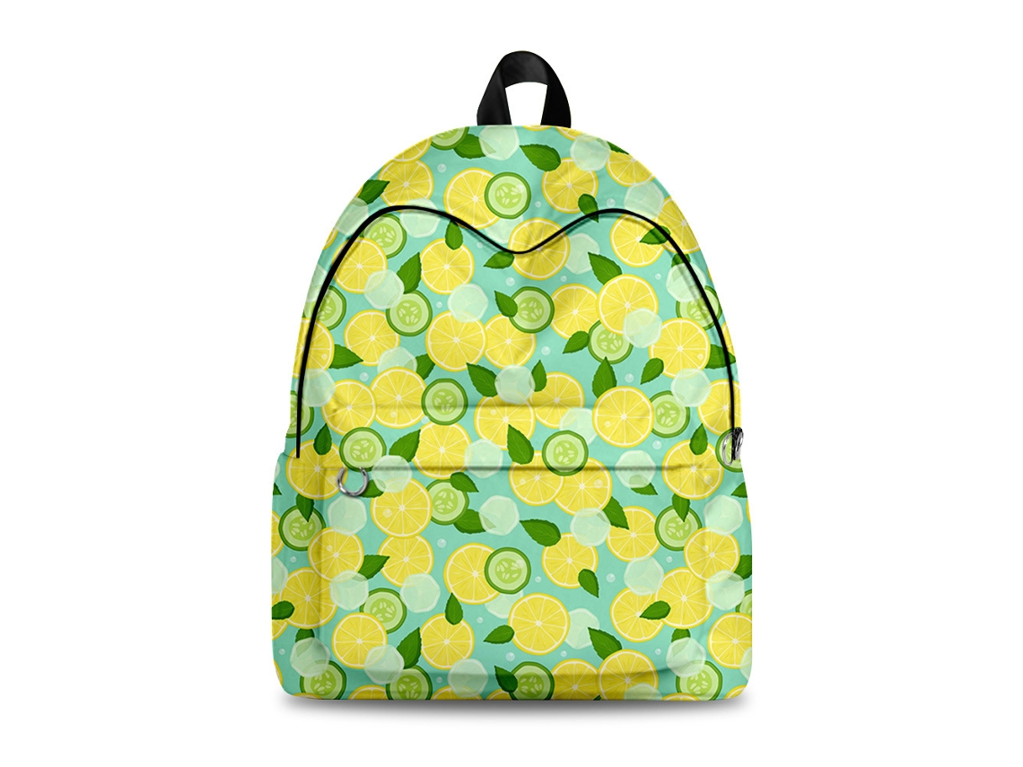 Mochila KOHREE de Estudante com Estampa de Frutas
