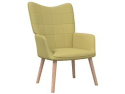 Relaxing Chair, Relaxing Chairs Vidaxl Verde Tecido