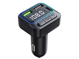 Transmissor Fm YIZHOOD C40 Usb 22.5W Carregamento Super Rápido Qc3.0 Bluetooth 5.0 Preto