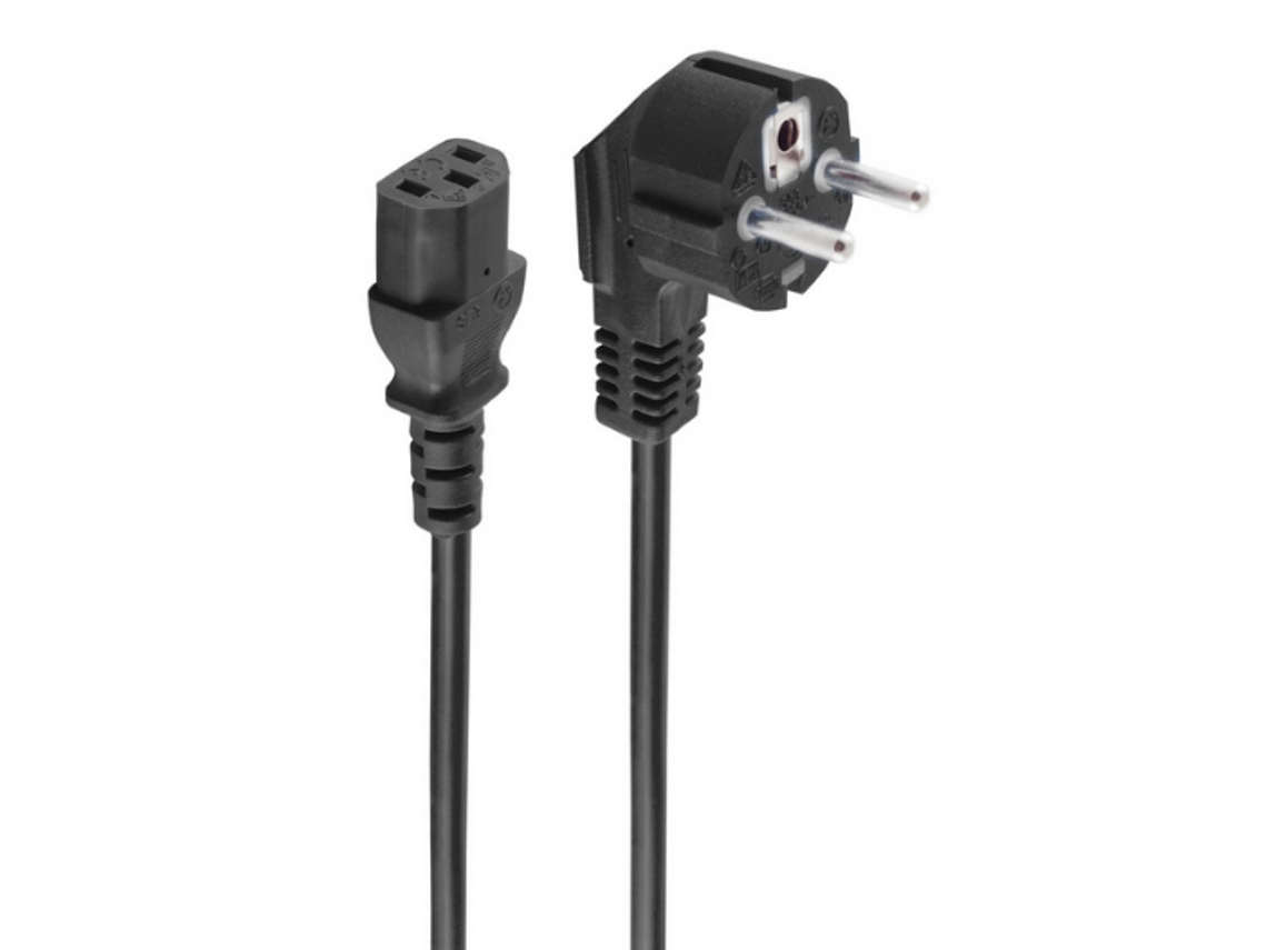 Cabo de Alimentação de Contato Protetor SHIVERPEAKS Basic-S 5 0 M Preto