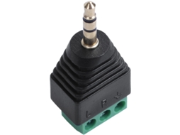 Conjunto de 5 Conectores Fêmea 3,5 Mm com Terminais Parafuso AQUAFORGE