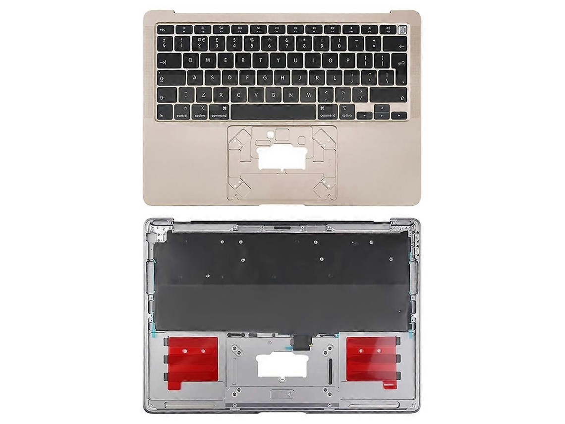 Tampa Lateral C + Teclado Para Macbook Air 13 2020 M1 A2337 (edição Do Reino Unido)