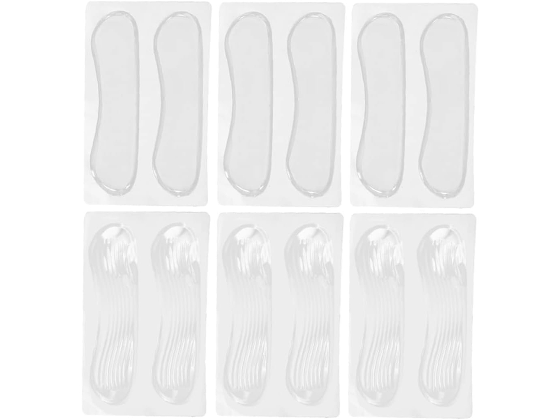 Palmilhas De Gel Ipetboom Para Mulheres, Feitas De Silicone, Que Aliviam A Pressão E Protegem Os Calcanhares Ideais Para